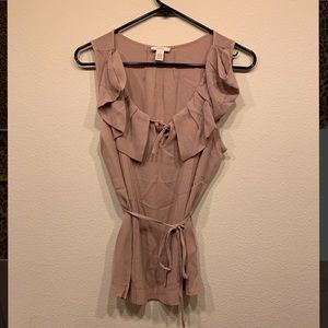 Women’s J. Crew Size L Sleeveless Tank 100% Silk